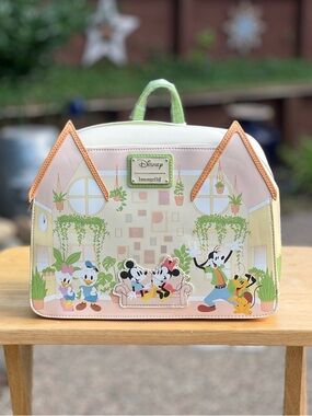 Loungefly Disney Mickey & Friends Mickey's House Mini Backpack Exclusive NWT